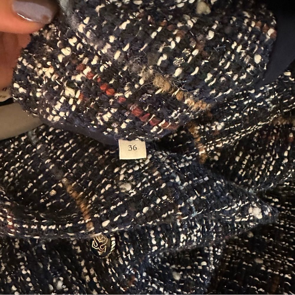 Sandro Paris Alizou double-breasted bouclé-tweed mini dress - Picture 10 of 11